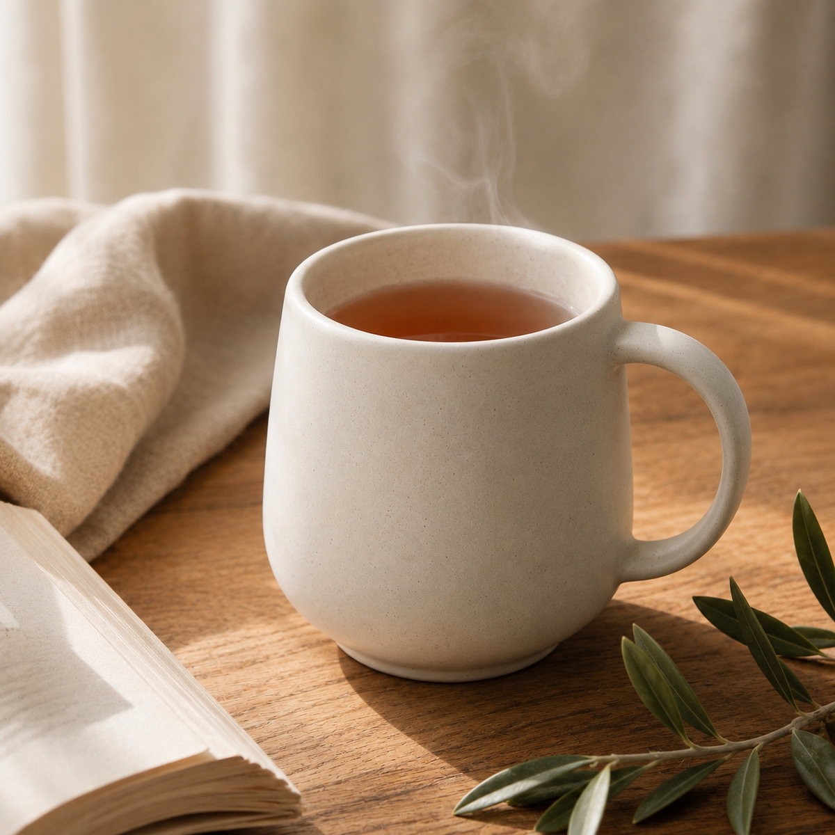 Taza de Cerámica Everyday — Crema