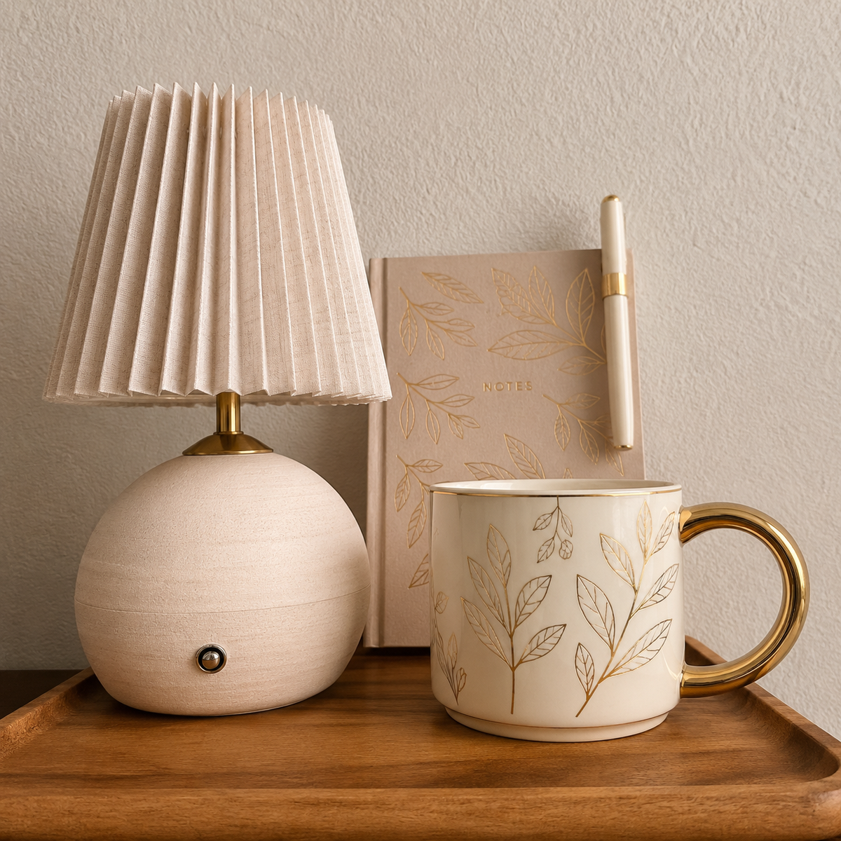 Cozy Golden Notes Set