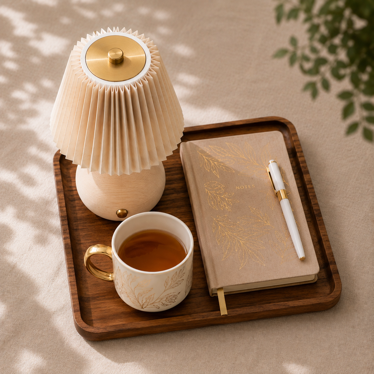 Cozy Golden Notes Set