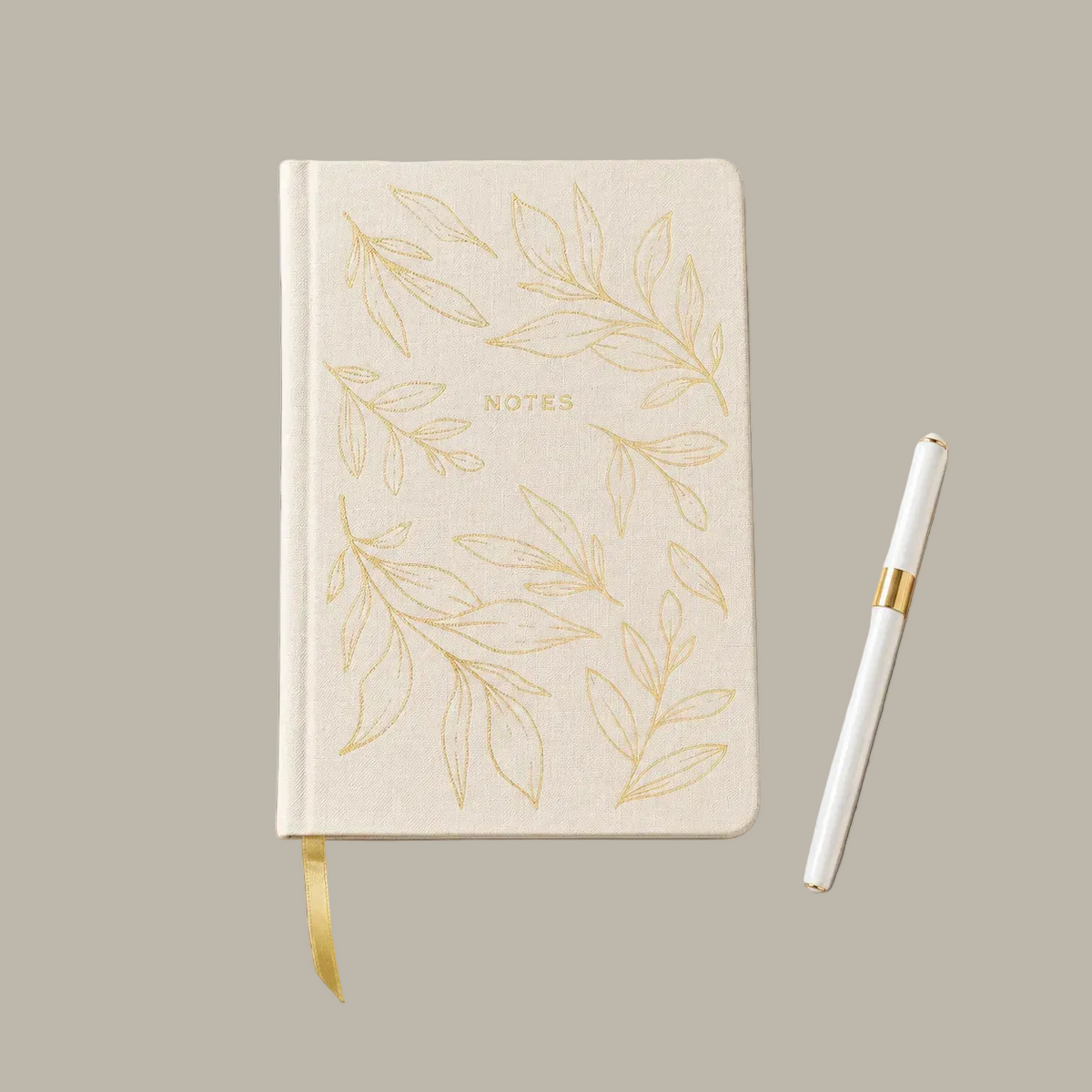 Golden Leaves Journal & Pen Set