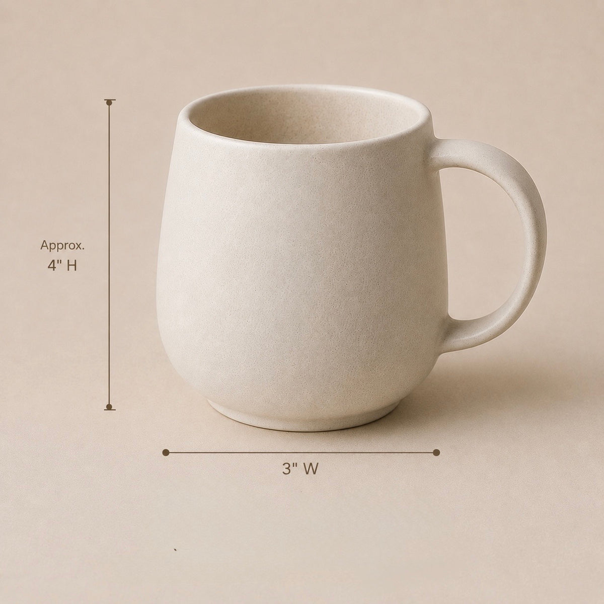 Taza de Cerámica Everyday — Crema